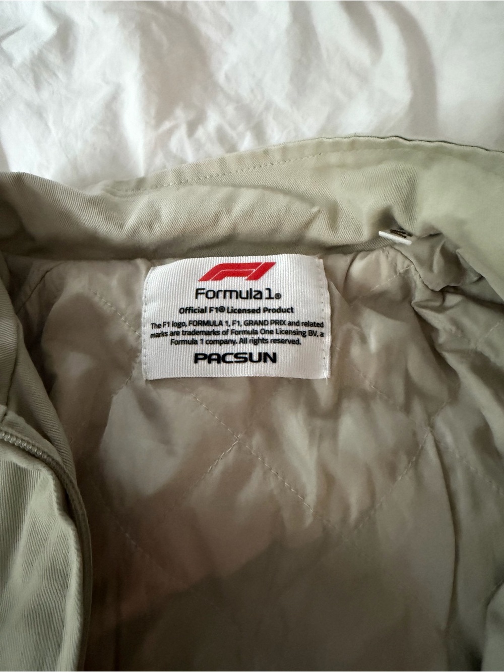 Formula 1® Beige Racing Jacket - Picture 5 of 8